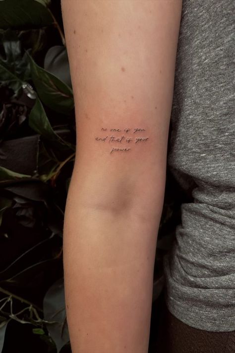 Small Words Tattoo, Writing Tattoo, Delicate Tattoos For Women, Love Quote Tattoos, One Word Tattoos, One Line Tattoo, Tattoos Infinity, Small Quote Tattoos, Fine Line Tattoo