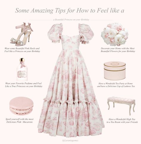 SOME AMAZING TIPS FOR HOW TO FEEL LIKE A BEAUTIFUL PRINCESS ON YOUR BIRTHDAY.. Princesses Outfits Royal, Cute Royal Outfits, Princess Royal Outfit, How To Feel Elegant, Princess Looks Outfit, Royality Outfits, Princesscore Outfits Casual, How To Dress Cute, Outfits For Your Birthday