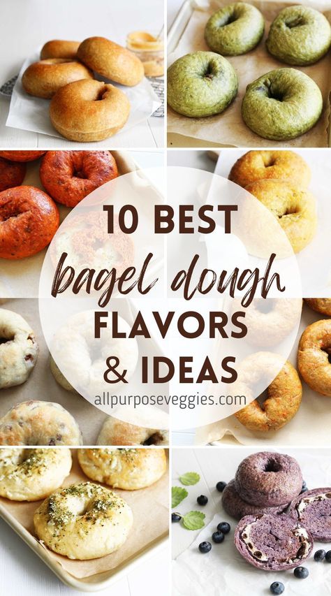 Types Of Bagels, Bagel Recipes, Bagel Recipe Easy, Pumpkin Bagels, Bagel Toppings, Plain Bagel, Cheese Bagels, Mini Bagels, Best Bagels