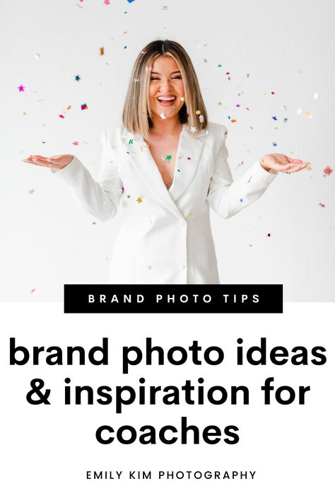 This is the ultimate guide for brand photos for coaches. I'm sharing prop and brand photo ideas for your own coaching business photoshoot! | Emily Kim Photography | coaching photoshoot ideas, coaching photography, coaching business pictures, brand photos for coaches, brand photography coaches, brand photoshoot ideas for coaches, coaching brand photos, business coach brand photos, wellness coach brand photos Branding Photo Shoot Inspiration, Business Women Photography, Poses For Website Photos, Image Consultant Branding Photoshoot, Business Coach Headshots, Website Photo Shoot Ideas, New Business Photoshoot, Branding Picture Ideas, Brand Photo Shoot Poses