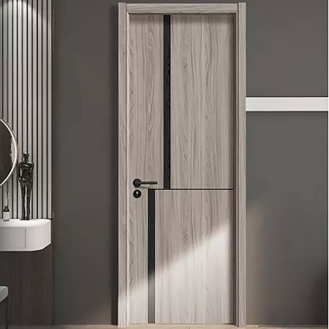 JS-1009B solid core MDF interior doors CASEN wood door solid core MDF interior doors ，this series use two colors to joint together .Make the door fashion ,nice and creative. The combination of texture, with dazzling brilliance, sending out irresistible charm, intoxicated in strange amorous feelings, experience the other heartache it brings. Bedroom Laminate Door Design, Wooden Gate Design, Laminate Door Design, Main Door Designs, Wooden Gate Designs, Design For House, Pintu Interior, Door Texture, Flush Door Design