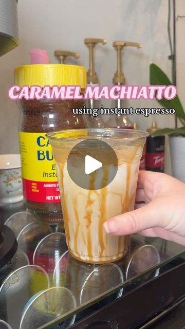 How To Make Starbucks Caramel Macchiato, The Best Iced Coffee At Home, At Home Ice Coffee Recipes, Iced Coffee Recipe Instant, How Make Ice Coffee, How To Use Coffee Syrup, Nespresso Gold Recipes, How To Make Instant Coffee Taste Better, Instant Expresso Recipe