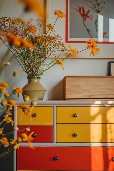 Mid-century Modern Storage Solutions: Stylish and Functional Mid Century Modern Styling, Mid Century Modern Storage, Iconic Furniture Design, Sunburst Clock, Mid Century Dresser, Iconic Furniture, Modern Storage, White Furniture, Simple Colors