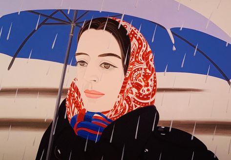 Alex Katz, Blue Umbrella, Takashi Murakami, Limited Edition Art Print, Portrait Artist, Western Art, Art Movement, Abstract Artists, Art Abstrait