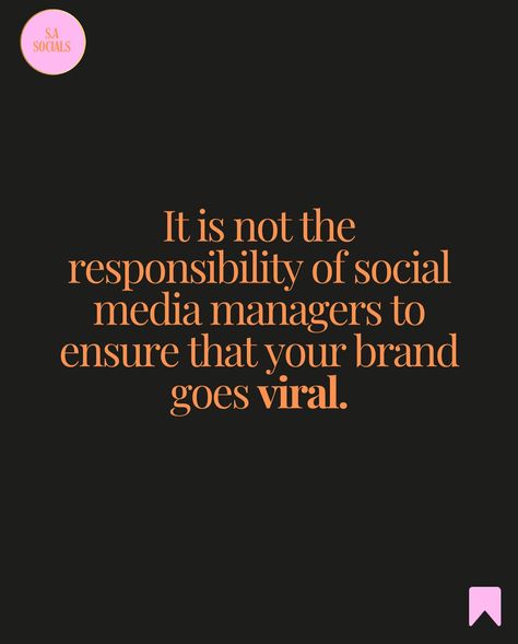 I’m not your girl if you want to go viral As your social media manager i am here to create and engage but i can’t magically make your content go viral. Plus why do you want to go viral? It’s not always a good thing. Think about what you want from your socials surely you want to attract the right people? The right audience? To build a community? Going viral won’t bring you that Consistency, creativity, and a bit of luck are key! #SocialMediaStrategy #ContentCreation #SocialMediaManager ... Build A Community, Going Viral, I Am Here, Your Girl, Content Creation, Social Media Manager, No Response, Social Media, Key