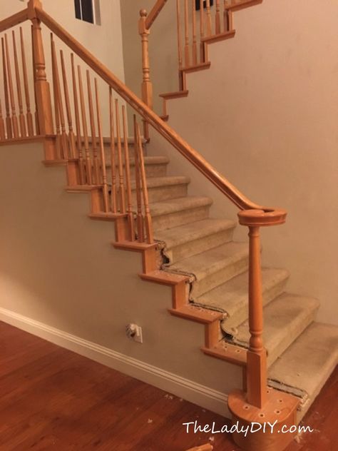 Updating Old Staircase, Stairway Ideas Staircase Remodel, Black Wrought Iron Staircase, Ballisters Staircases, Black Spindles Staircase, Remodeled Staircase, Stair Spindle Ideas, Wrought Iron Stair Spindles, Iron Stair Spindles