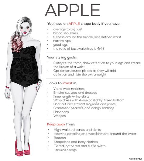 Plus Size Fashion Blogger | Beauty | Lifestyle | Feminism: What Body Shape & Body Type Am I? | Shop By Shape Body Shape Calculator, Apple Body Shape Fashion, Apple Body Shape Outfits, Apple Shape Fashion, Apple Body Type, Silhouette Mode, Apple Shape Outfits, Types Of Body Shapes, Dresses For Apple Shape