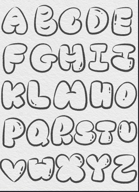 Creative Alphabets Fonts Lettering Ideas, Font Templates Alphabet, Punk Font Alphabet, Letters Drawing Alphabet, Different Graffiti Styles, Graphic Design Fonts Alphabet, Doodle Fonts Alphabet Creative Lettering, Font Chữ Calligraphy, Cool Fonts Alphabet Creative