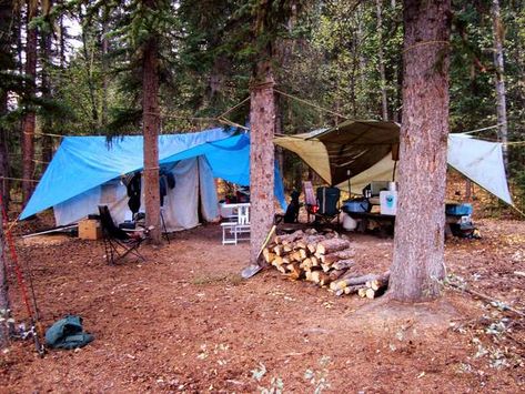 Elk Hunting Camp Setups Pictures Camping Equipment List, Camp Setup, Campsite Setup, Us Pics, Normal House, Yellowstone Camping, Survival Backpack, Camping Set Up, Hunting Camp