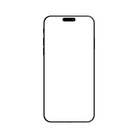 Iphone Png Template, Phone Frame Png, Iphone Frame Png, Iphone Outline, Iphone Mockup Free, Iphone Frame, Mobile Png, Iphone Template, Mobile Vector