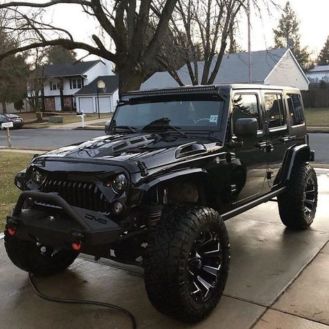 Mobil Off Road, Black Jeep Wrangler, Jeep Wrangler Parts, Auto Jeep, Badass Jeep, Jeep Photos, Custom Jeep Wrangler, Jeep Mods, Jeep Wrangler Accessories