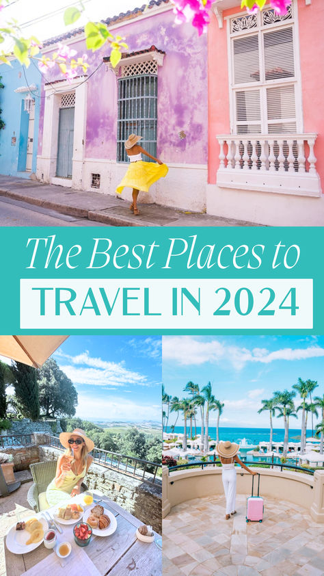 Discover the hottest travel destinations for 2024! From exotic beaches to historic landmarks, these top spots promise unforgettable adventures. Explore the wonders of the world and create memories that last a lifetime. Start planning your dream getaway now! #Travel2024 #Wanderlust #TopTravelDestinations #TravelBucketList2024 Vacation Bucket List Places To Visit, Top Destinations In The World, Most Beautiful Travel Destinations, Fun Travel Destinations, Best Travel Destinations 2024, Travel Spots Places To Visit, Top Places To Visit In The World, Summer Family Vacation Destinations, Best Tropical Destinations