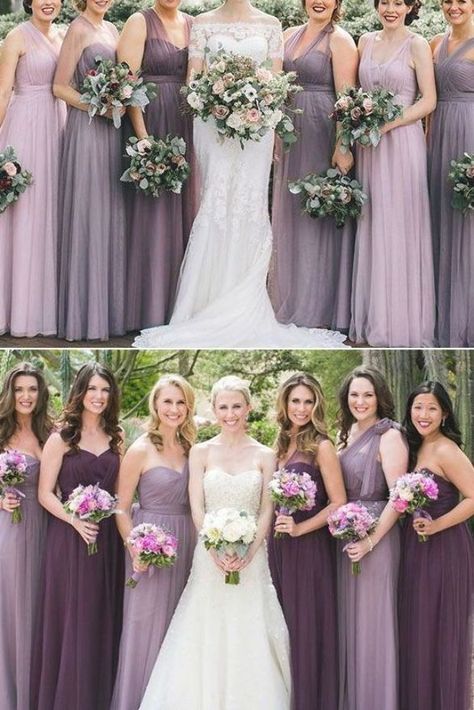 Shades Of Purple Bridesmaid Dresses, Bridesmaid Dresses Mismatched Purple, Dusty Purple Bridesmaid Dresses, Bridesmaid Dresses Purple, Bridesmaid Dresses Mismatched, Different Shades Of Purple, Lavender Bridesmaid, Purple Bridesmaid Dress, Lavender Bridesmaid Dresses