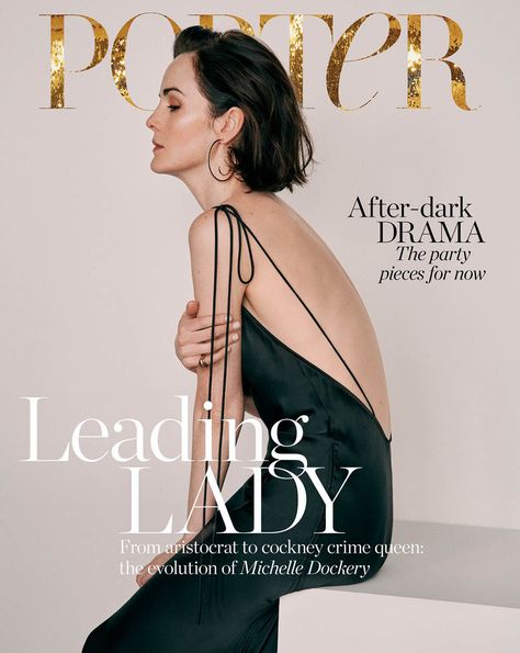 #michelledockery #fashion #photography #porter #cover #fashionphotography Tyrone Lebon, Porter Magazine, Vogue Magazine Covers, Michelle Dockery, Guy Ritchie, Lady Mary, Fringe Leather Jacket, Shailene Woodley, Fashion Cover