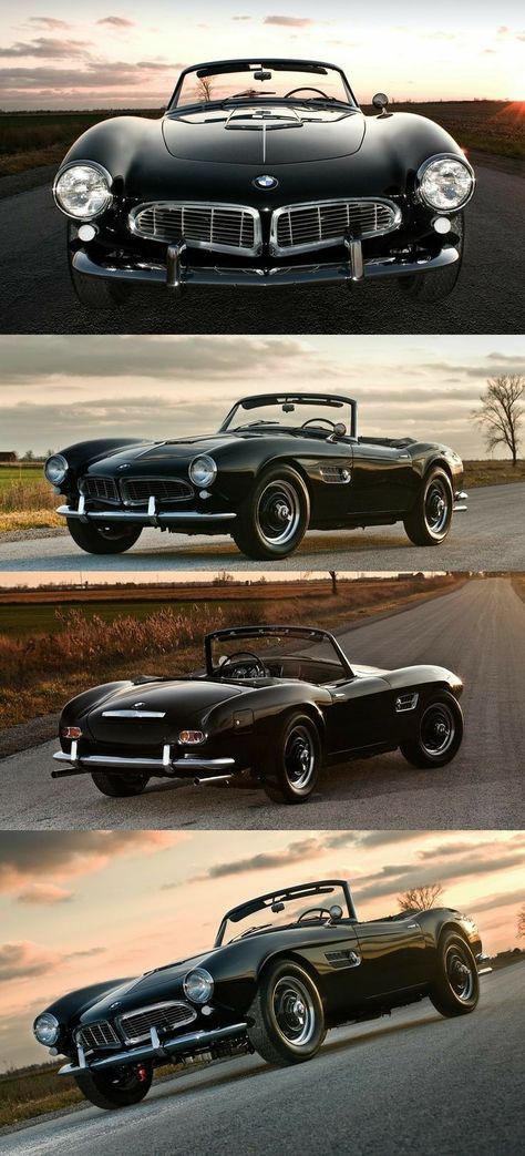 Classic beauty Mercedes Classic Cars, Bmw 507 Roadster, 240z Datsun, Auto Jeep, Motor Klasik, Bmw 507, Vintage Bmw, Carros Bmw, Vintage Auto's