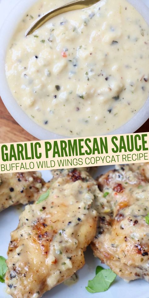 Good Dipping Sauce For Chicken, Vegan Garlic Parmesan Sauce, Copycat Garlic Parmesan Wings, Copycat Garlic Parmesan Sauce, Garlic Sauce For Sandwiches, Parmesan Garlic Dipping Sauce, Different Kinds Of Chicken Wings, Creamy Garlic Parmesan Sauce For Wings, Sauce Ideas For Chicken