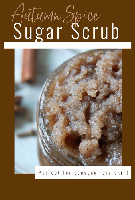 Chai Drinks, Wax Recipe, Diy Body Scrub Recipes, Diy Sugar Scrub Recipe, Body Scrub Recipe, Autumn Skincare, Sugar Scrub Homemade, Homemade Scrub, Sugar Scrub Recipe