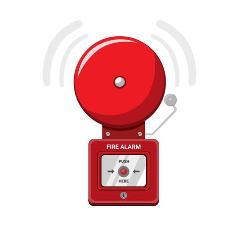 Fire Alarm Drawing, Alarm Illustration, Fire Bell, Seasons Chart, Fire Alarms, Bell Logo, Biodiversity Conservation, Fire Alarm System, Burglar Alarm