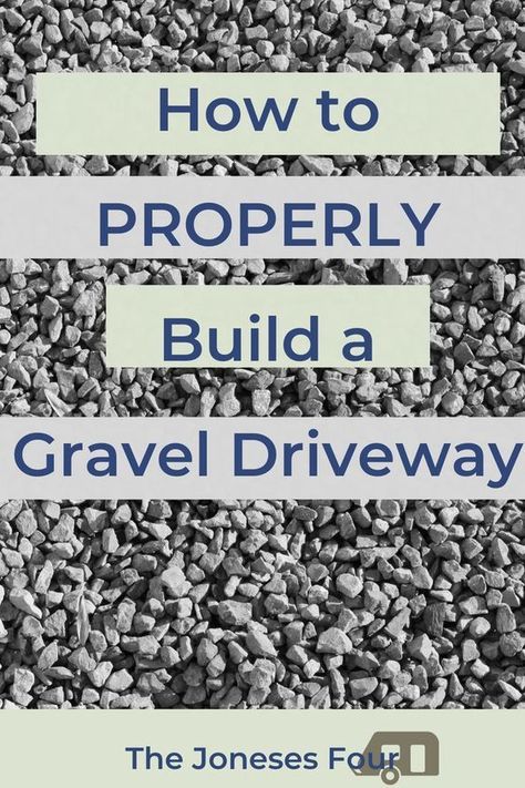 How To Gravel Driveway, Gravel Entrance Front Yards, Gravel Border Ideas Driveway, Rock Driveway Ideas Front Yards, Gravel Stabilizer Diy, How To Make A Gravel Driveway, Driveway Landscaping Gravel, How To Edge A Gravel Driveway, How To Keep Gravel In Place Driveways