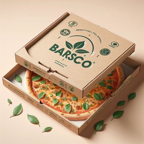 🍕✨ Introducing the Barsco Sustainable Pizza Box! ✨🍕 Say goodbye to waste and hello to eco-friendly dining with our innovative pizza packaging. Made from 100% recycled materials, our pizza boxes are not only durable and functional but also kind to the planet. 🌿 Why Choose Barsco Sustainable Pizza Boxes? ✅ Eco-friendly and recyclable ✅ Sturdy design to keep your pizza fresh and intact ✅ Customizable options for your brand ✅ Perfect for any pizzeria committed to sustainability Join us in mak... Food Boxes Packaging, Pizza Box Branding, Pizza Packaging Design, Pizza Box Packaging, Pizza Packaging, Pizza Box Design, Pizza Branding, Food Box Packaging, Pizza Design