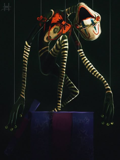 Marionette Fnaf, Animatronic Fnaf, Fnaf Wallpapers, Fnaf Movie, Indie Horror, Fnaf Funny, Fnaf Characters, Scary Art, Fnaf Drawings