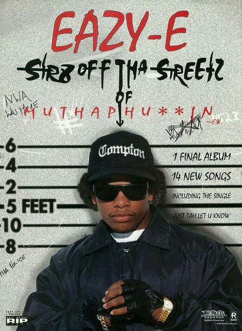 Eazy E Art, Hip Hop, Medellin, Eazy E, Hip Hop Poster, Rap, Wall