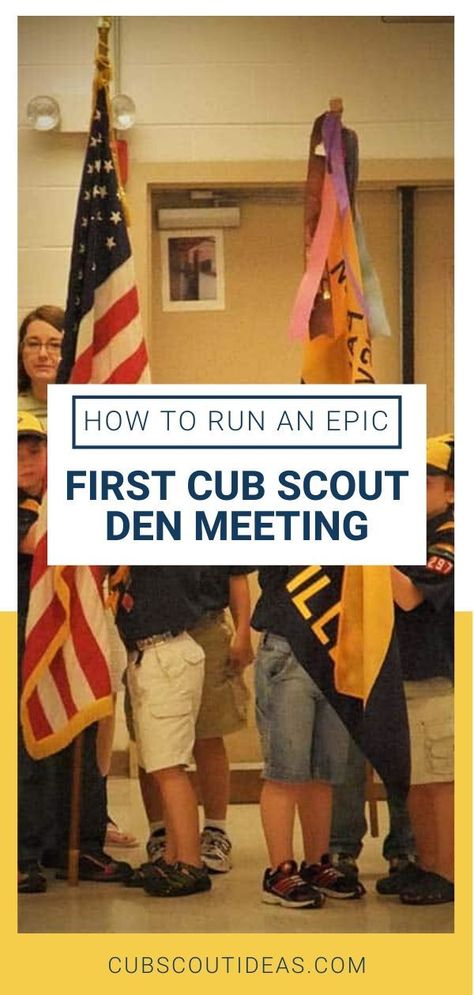 Worried about your first Cub Scout den meeting? Here are some ideas on how to make your meeting epic and hassle free! We have multiple different ideas with activities and games. You've got this! Webelos Den Meeting Ideas, Wolf Den Meeting Ideas, Cub Scout Get To Know You Activities, Tiger Den Meeting Ideas, Cub Scout Wolf Den Activities, Lion Den Meeting Ideas, Cub Scout Pack Meeting Ideas, Cub Scout Lion Den Activities, Lion Scout Activities