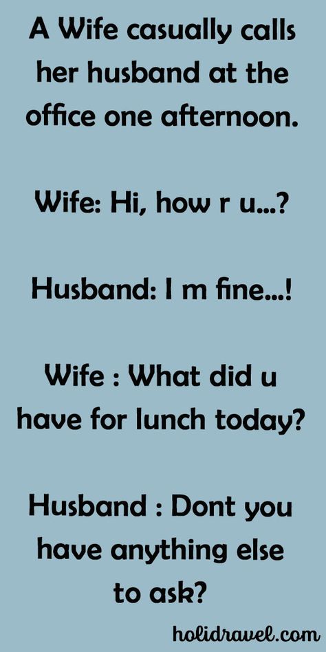 A Wife Casually Calls Her Husband At Office. – Funny Wife Quotes, Husband Wife Quotes, Funny Women Jokes, Funny Birthday Jokes, Call Husband, Husband Wife Jokes, Husband Quotes Funny, Happy Marriage Tips, Birthday Jokes