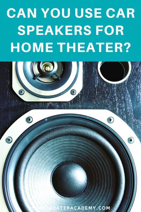 Can you use car speakers for home theater? In this article I discuss what’s meant by impedance, whether car speakers are the same as home speakers, and why you might benefit from using car speakers in your home theater system. #carspeakers #caraudio #audioequipment #speakers #hometheater #hometheatersystem Basement Theater, Theater Rooms, Theater Design, Surround Speakers, Best Home Theater, At Home Movie Theater, Cars Room, Home Recording Studio, Music Speakers