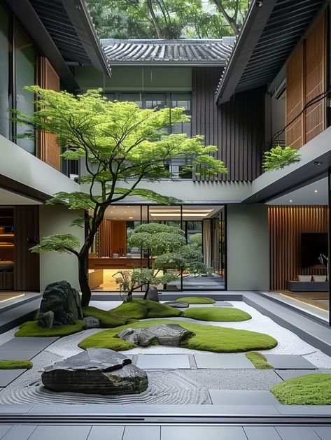 https://youtu.be/OeFdTD7Udmc Courtyard Zen Garden, Japanese Landscape Architecture, Zen Landscape Design, Modern Japanese Garden Landscapes, Japanese Landscaping, Best Garden Design, Modern Japanese Garden, Japanese Gardens Design Ideas, Design Garden Ideas