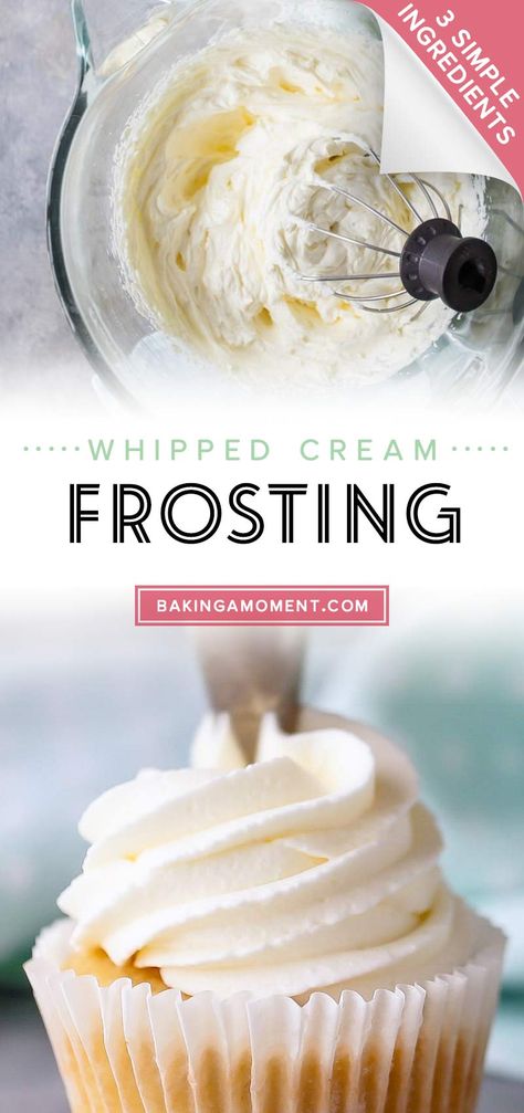 Cake Frosting That Wont Melt, Whipped Frosting For Decorating, Thick Whipped Cream Frosting, Stabilized Frosting, Stable Whipped Cream Frosting, Best Salsa Verde Recipe, Whipped Icing Recipes, Stable Whipped Cream, Cream Frosting Recipe