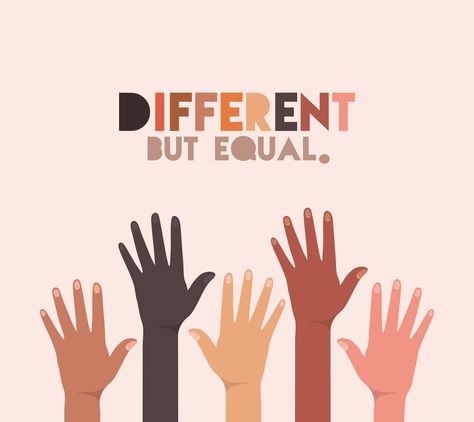 Different but equal and diversity skins design Racial Equality Aesthetic, Global Diversity Awareness Month, Poster About Equality, Diversity In Fashion, Diversity Poster Design, Diversity Moodboard, Inclusivity Aesthetic, Unity In Diversity Illustration, Inclusivity Quotes