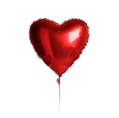 Foil Balloon Drawing, Heart Balloon Drawing Realistic, Foil Balloons Decoration, Heart Balloon Aesthetic, Heart Balloon Drawing, Ballon Heart, Love Heart Balloons, Red Heart Balloon Aesthetic, Heart Ballon