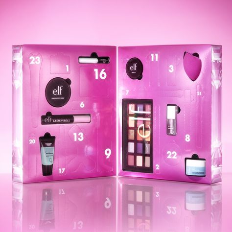 E.L.F. Sleigh the Holidays 24-Day Advent Calendar for Holiday 2023 Is Expensive - Musings of a Muse Cosmetic Advent Calendar, Avent Calendar, Makeup Advent Calendar, Daily Sunscreen, E.l.f. Cosmetics, Advent Calenders, Leaping Bunny, Advent Calendars For Kids, Elf Cosmetics