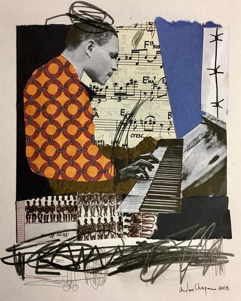 Mccoy Tyner, Dark Collage, Collage Music, Multimedia Art, Digital Innovation, Digital Collage Art, Jazz Art, Music Collage, Mixed Media Tutorials