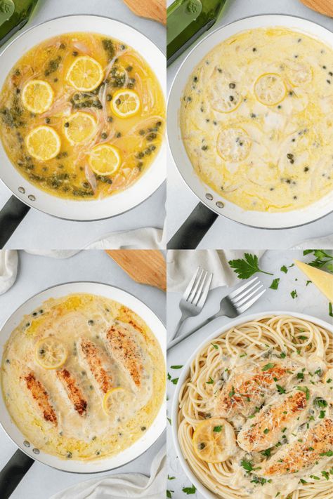 Lemon Piccata Sauce might sound like something you would only enjoy at a fancy restaurant, but it's so simple to make at home! It's ready in 10 minutes, making it the perfect way to elevate a weeknight dinner. Piccata Sauce Recipe, Lemon Piccata Sauce, Lemon Piccata, Piccata Sauce, Piccata Recipe, Fancy Sauce, Classic Italian Dishes, Pork Cutlets, Lemon Sauce