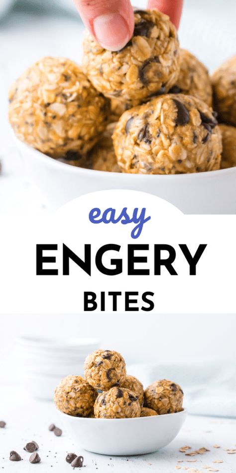 Easy Energy Bites Recipe Engery Bites, Gingerbread Energy Bites, Banana Bread Energy Bites, Paleo Energy Bites No Bake, Carrot Cake Energy Bites, No Bake Pumpkin Spice Energy Bites, Easy Energy Bites, Energy Bites Recipe, Oatmeal Energy Bites