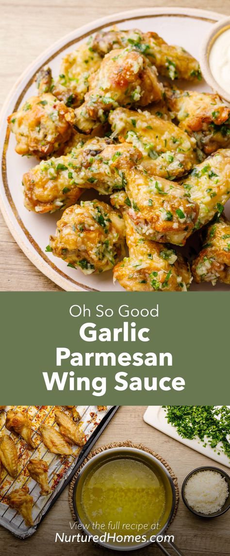 Wing Stop Garlic Parmesan Sauce, Keto Garlic Parmesan Chicken Wings, Homemade Garlic Parmesan Wings, Keto Garlic Parmesan Wings, Lemon Garlic Parmesan Chicken Wings, Chicken Wing Tossing Sauce, Applebees Garlic Parmesan Wings, Chicken Parmesan Wings, Chicken Wing Recipes Sauces