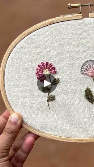 798K views · 43K reactions | Combination of Pistil Stitch and French Knots 🌹

Learn Hand Embroidery with @___gossamer__ everyday ❤️
Detailed tutorial is available on my YouTube Channel "Embroidery by Gossamer"
 
YouTube channel Link in Bio 📌

#pistilstitch #frenchknots #frenchknot #gossamer
#embroidery #handembroidery #learnembroidery #beautiful #artoftheday #flowerart #bordados #bordadomanual #flowerembroidery #embroiderytutorial #embroideryforbeginners #brazilianembroidery #frenchknots #frenchknot #embroiderytutorial #cuteembroidery #indianart #threadwork | Shalu ❤️ Embroidery artist | arshdeepsinghofficial__ · Ye mera deewanapan hai ( tabla mix ) Woven Rose Stitch, Pistil Stitch, Rose Stitch, Rosette Flower, Diy Canvas Art Easy, Rose Embroidery Pattern, Machine Embroidery Tutorials, Clothes Embroidery Diy, Lazy Daisy Stitch