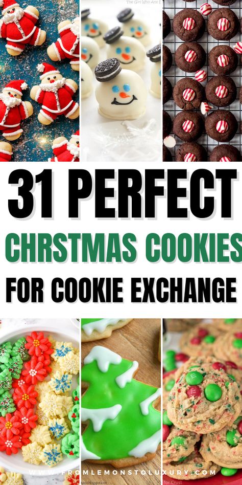 Christmas is a time for family, friends, and of course, cookies. One of the most beloved holiday traditions is the cookie exchange, where everyone brings their favorite cookies to share with others. However, finding the perfect cookie recipe can be a challenge. That’s why Parade has compiled a list of 31 easy Christmas cookies for a cookie exchange.

Easy Christmas Cookie Recipes, Christmas Cookie Decorating Party, Christmas Cookie Box, Christmas Cookie Recipes Cookie Party Cookie Ideas, Cookie Exchange Party Recipes, Best Christmas Cookies For Decorating, Christmas Cookies For A Cookie Exchange, Cookie Swap Cookie Ideas, Cookie Challenge Ideas, Christmas Cookies That Ship Well, Christmas Cookie Party Recipes, Cookie Exchange Cookie Recipes