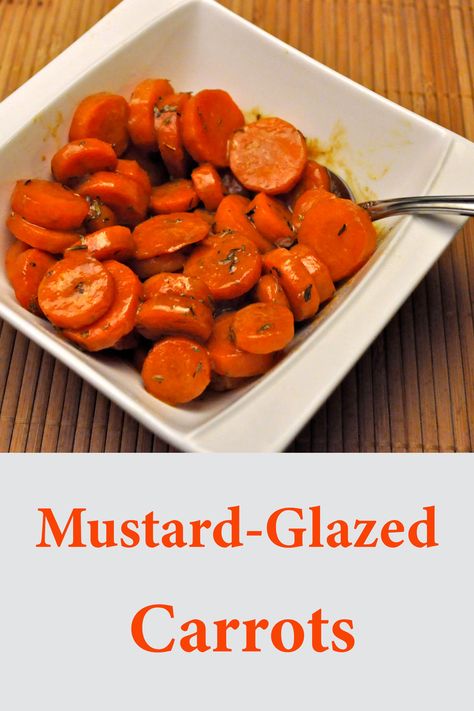 Mustard Carrots, Brown Sugar Roasted Carrots, Brown Sugar Carrots, Boil Carrots, Brown Sugar Glazed Carrots, Easy Dinner Sides, Candied Carrots, Glazed Carrots Recipe, Ready Set Eat