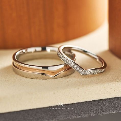 Band Couple Rings, Wedding Ring For Him And Her, Simple Engagement Rings Couple, Rings Engagement For Couple, Matching Rings Engagement, Wedding Rings Couple His And Hers, Rings For Couples Engagement, Pair Wedding Rings, Engagement Rings Couples