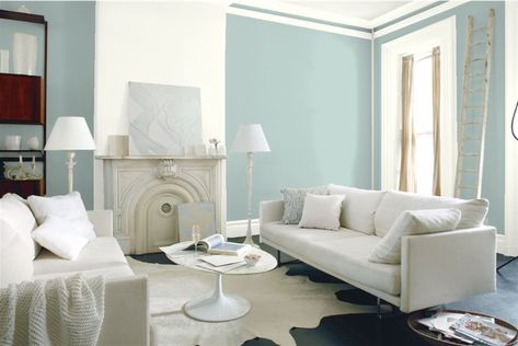 Seacliff Heights Best Wall Paint, Color Combinations Paint, Hale Navy, Benjamin Moore White, Sala Tv, Interior Wall Paint, Benjamin Moore Colors, Room Paint Colors, Simply White