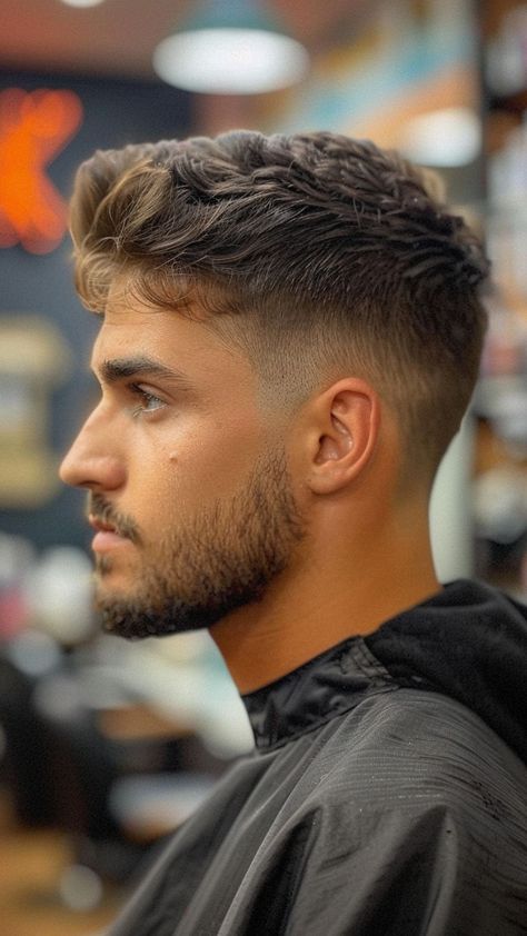 27 Fade Haircuts for the Fashion-Forward Man Men’s Hairstyles Fade, Medium Fade Mens Haircut, Medium Fade Haircut Men, Men Haircut Styles Fade, Hair Styles Boys Men, Slope Haircut Men, Fade Short Hair Men, Men’s Skin Fade, Hảir Cut For Men