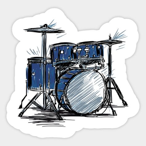 Arctic Monkeys Wallpaper, Drums Art, Monkey Wallpaper, Music Stickers, Easy Drawings Sketches, Drum Kit, Craft Stickers, Drum Kits, Drummers