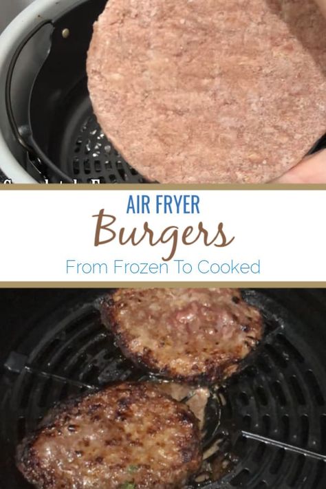 Air Fryer Burgers, Frozen Burger Patties, Air Fryer Recipes Snacks, Air Fryer Review, Burger Patties, How To Cook Burgers, Air Fried Food, Air Fryer Oven Recipes, Air Fry Recipes