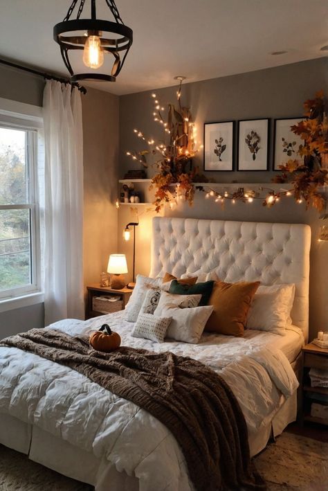 Fall Furniture , Autumn Cozy Fall ,Decor Easy Fall ,
Decor Neutral Fall ,Decor Fall ,Decor Inspiration ,Fall Decor Ideas Fall Bedding Bedrooms, Autumn Bedroom, Fall Bedroom Ideas, Modern Decor Ideas, Bedroom 2024, Ad Inspiration, Halloween Bedroom Decor, Fall Furniture, Fall Bedroom Decor