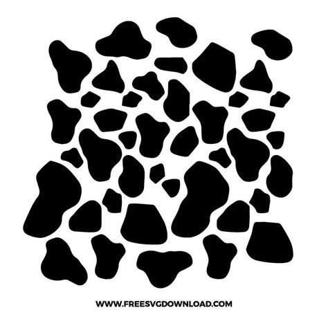 Cow Print Pattern, Stone Wall Art, Cow Spots, Cow Pattern, Silhouette Projects, Silhouette Svg, Cow Print, Print Pattern, Free Svg