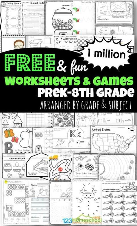 Homeschool Worksheets Free, Free Worksheets For Kids, Free Homeschool Curriculum, Free Homeschool Printables, History Worksheets, Homeschool Worksheets, Social Studies Worksheets, Kids Worksheets Printables, Kindergarten Worksheets Printable