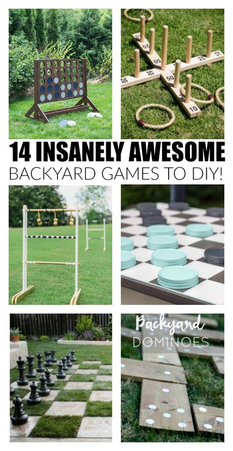 Fun Backyard Games, Diy Yard Games, Fun Backyard, Outside Games, Diy Outdoor Decor, Yard Games, Backyard Games, Lawn Games, Diy Yard